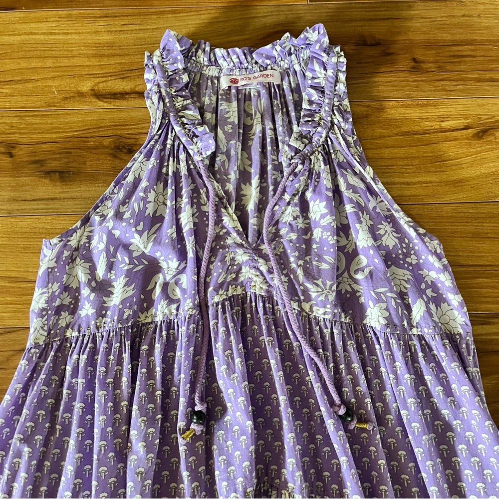 Ro's Garden Sofia Beaded Tunic Dress Medium - Picture 4 of 16